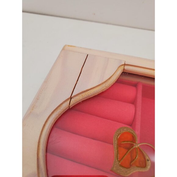 Vintage Gunther Mele 1970's wooden jewelry box. Jewellery . Vintage wooden - Picture 3 of 10